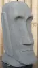 Product image 3 of the product “Tiki head, shape stone / carved, handmade. The height is 25 cm. Dyed in the color antique finish. 25 cm”
